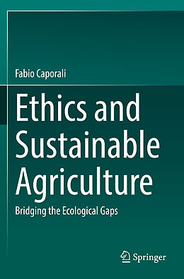 Couverture cartonnée Ethics and Sustainable Agriculture de Fabio Caporali