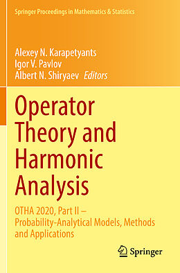 Kartonierter Einband Operator Theory and Harmonic Analysis von 