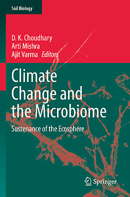 Couverture cartonnée Climate Change and the Microbiome de 