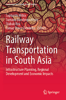 Couverture cartonnée Railway Transportation in South Asia de 