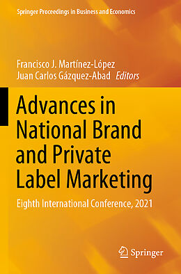 Couverture cartonnée Advances in National Brand and Private Label Marketing de 