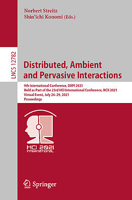 E-Book (pdf) Distributed, Ambient and Pervasive Interactions von 