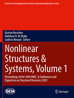 Couverture cartonnée Nonlinear Structures & Systems, Volume 1 de 