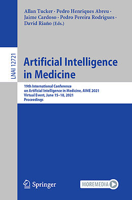 Couverture cartonnée Artificial Intelligence in Medicine de 