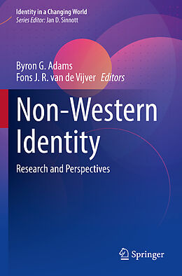 Livre Relié Non-Western Identity de 