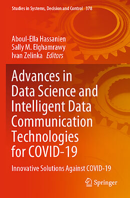 Couverture cartonnée Advances in Data Science and Intelligent Data Communication Technologies for COVID-19 de 