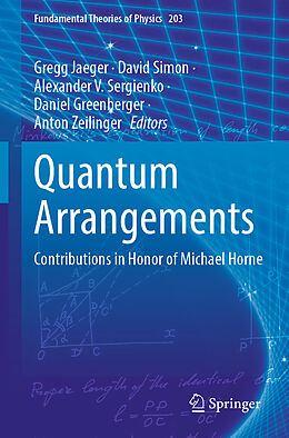 Couverture cartonnée Quantum Arrangements de 