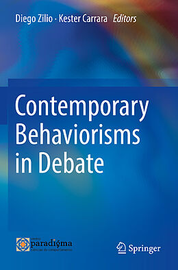 Couverture cartonnée Contemporary Behaviorisms in Debate de 