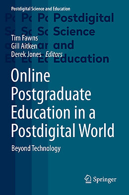 Couverture cartonnée Online Postgraduate Education in a Postdigital World de 