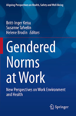 Couverture cartonnée Gendered Norms at Work de 