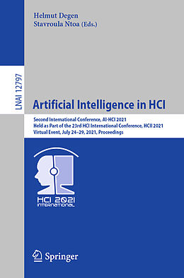 Kartonierter Einband Artificial Intelligence in HCI von 
