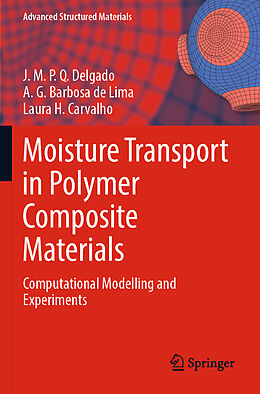 Couverture cartonnée Moisture Transport in Polymer Composite Materials de J. M. P. Q. Delgado, Laura H. Carvalho, A. G. Barbosa de Lima