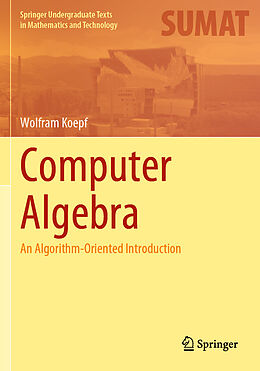 Couverture cartonnée Computer Algebra de Wolfram Koepf