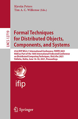 Couverture cartonnée Formal Techniques for Distributed Objects, Components, and Systems de 