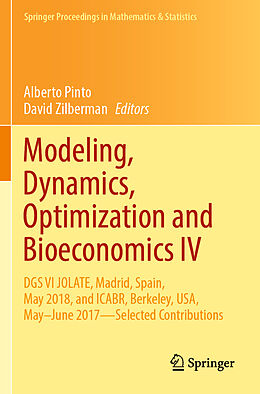 Kartonierter Einband Modeling, Dynamics, Optimization and Bioeconomics IV von 