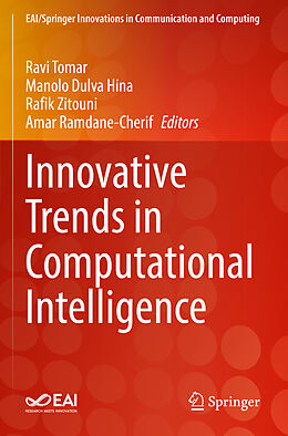 Couverture cartonnée Innovative Trends in Computational Intelligence de 