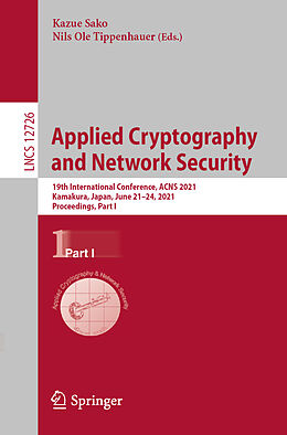 Couverture cartonnée Applied Cryptography and Network Security de 