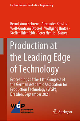 Livre Relié Production at the Leading Edge of Technology de 