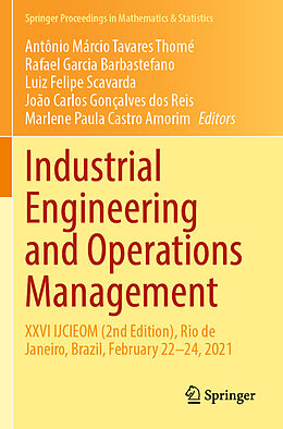 Kartonierter Einband Industrial Engineering and Operations Management von 