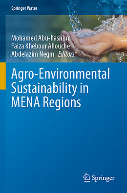 Couverture cartonnée Agro-Environmental Sustainability in MENA Regions de 