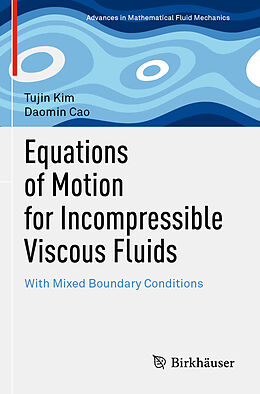 Kartonierter Einband Equations of Motion for Incompressible Viscous Fluids von Daomin Cao, Tujin Kim