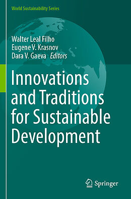 Couverture cartonnée Innovations and Traditions for Sustainable Development de 