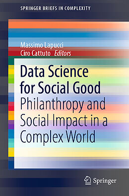 Couverture cartonnée Data Science for Social Good de 