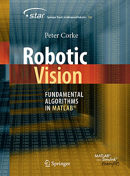 Couverture cartonnée Robotic Vision de Peter Corke