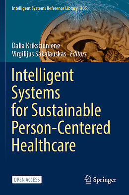 Couverture cartonnée Intelligent Systems for Sustainable Person-Centered Healthcare de 