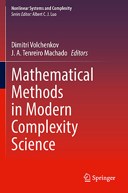 Couverture cartonnée Mathematical Methods in Modern Complexity Science de 