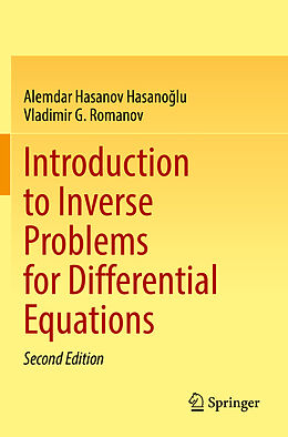 Couverture cartonnée Introduction to Inverse Problems for Differential Equations de Vladimir G. Romanov, Alemdar Hasanov Hasano lu