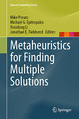 Livre Relié Metaheuristics for Finding Multiple Solutions de 