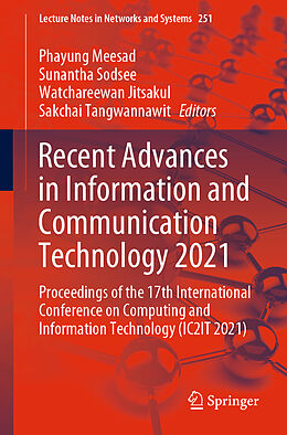 Couverture cartonnée Recent Advances in Information and Communication Technology 2021 de 