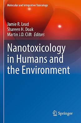 Couverture cartonnée Nanotoxicology in Humans and the Environment de 