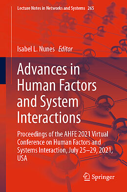 E-Book (pdf) Advances in Human Factors and System Interactions von 