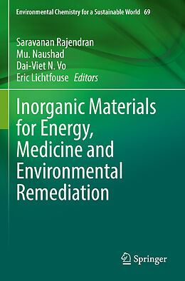 Couverture cartonnée Inorganic Materials for Energy, Medicine and Environmental Remediation de 