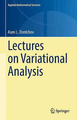 E-Book (pdf) Lectures on Variational Analysis von Asen L. Dontchev