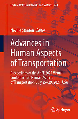 E-Book (pdf) Advances in Human Aspects of Transportation von 