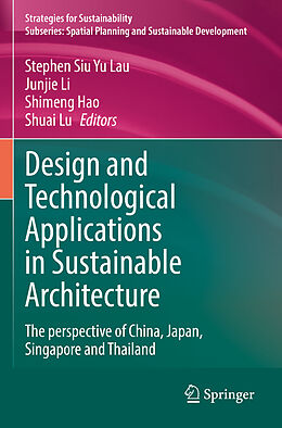 Couverture cartonnée Design and Technological Applications in Sustainable Architecture de 
