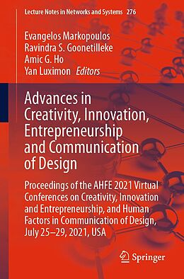 E-Book (pdf) Advances in Creativity, Innovation, Entrepreneurship and Communication of Design von 