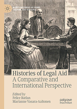 Couverture cartonnée Histories of Legal Aid de 