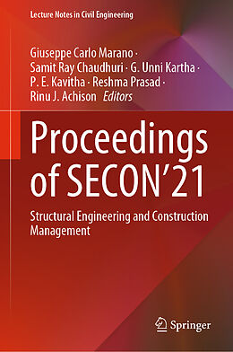 Fester Einband Proceedings of SECON 21 von 