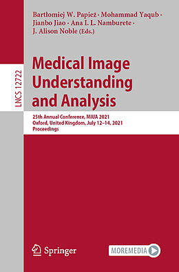 Couverture cartonnée Medical Image Understanding and Analysis de 