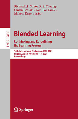 Kartonierter Einband Blended Learning: Re-thinking and Re-defining the Learning Process. von 