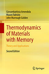 eBook (pdf) Thermodynamics of Materials with Memory de Giovambattista Amendola, Mauro Fabrizio, John Murrough Golden