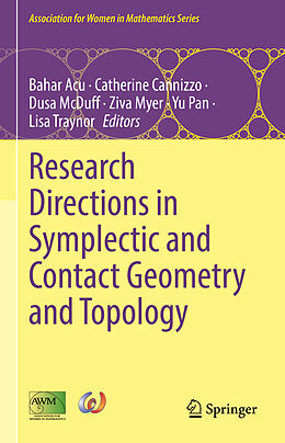 Livre Relié Research Directions in Symplectic and Contact Geometry and Topology de 