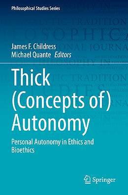 Couverture cartonnée Thick (Concepts of) Autonomy de 