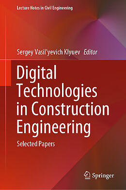 Fester Einband Digital Technologies in Construction Engineering von 