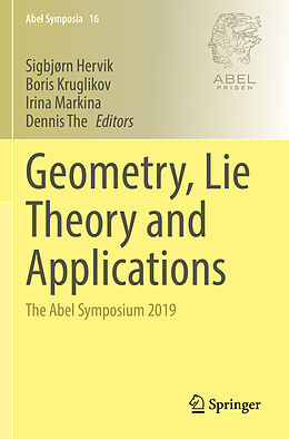 Couverture cartonnée Geometry, Lie Theory and Applications de 
