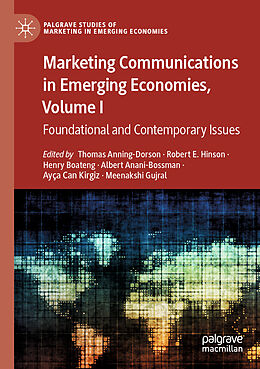 Couverture cartonnée Marketing Communications in Emerging Economies, Volume I de 